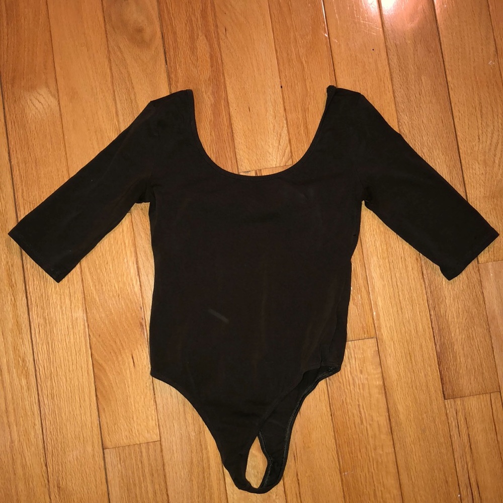 Green pacsun bodysuit, 3/4 sleeve